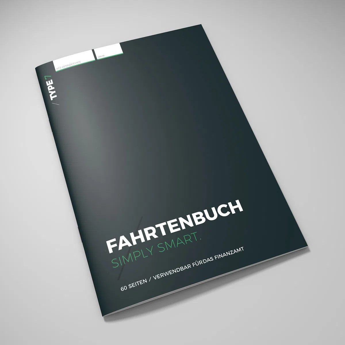 Type 7 - Premium-Fahrtenbuch, DIN A5, 60 Seiten, für Finanzamt geeignet - für PKW und LKW - Für Deutschland und Österreich