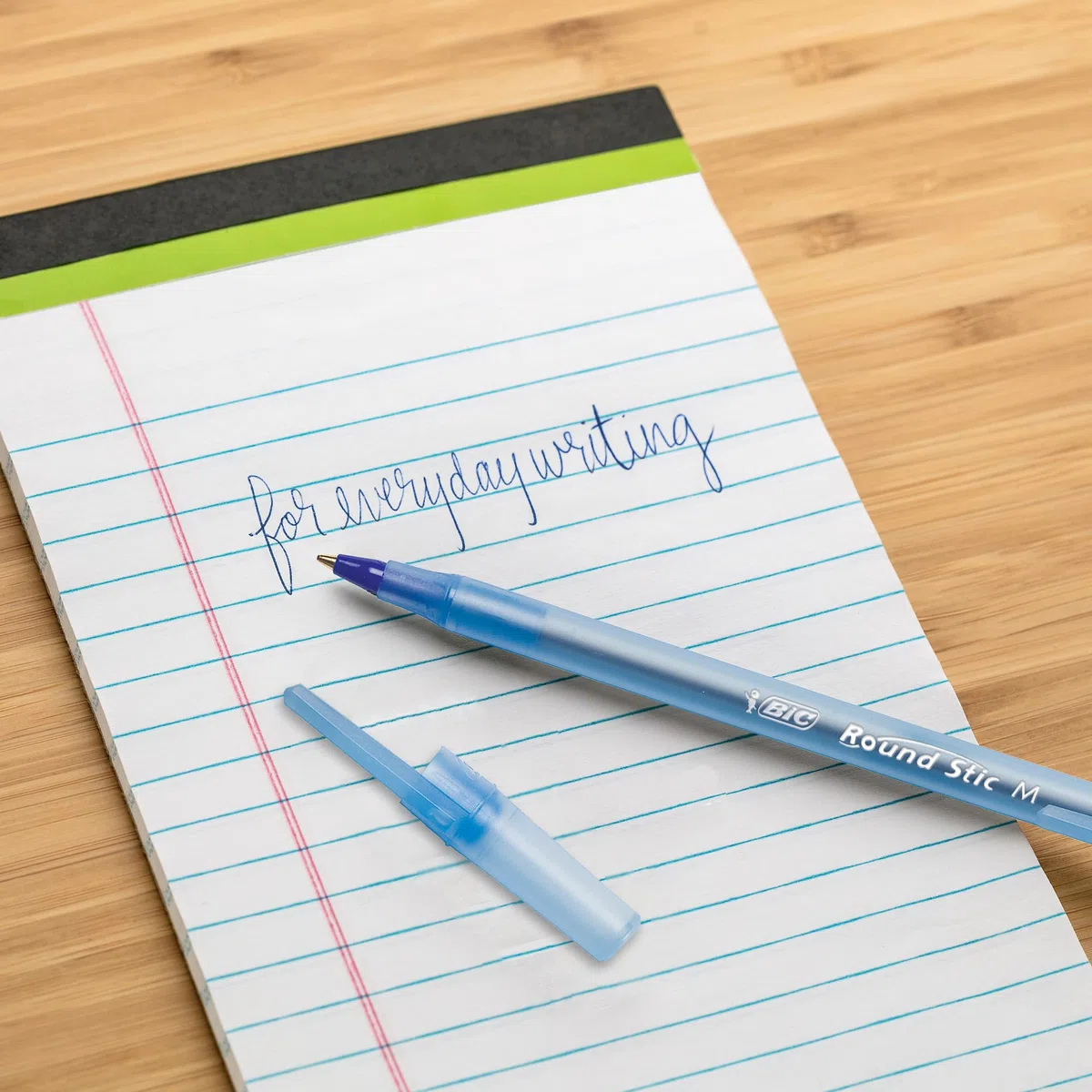 Round Stic Ballpoint Pen, Blue Ink, Medium Point, 1.0 mm, 60 per Box, Sold as 1 Box