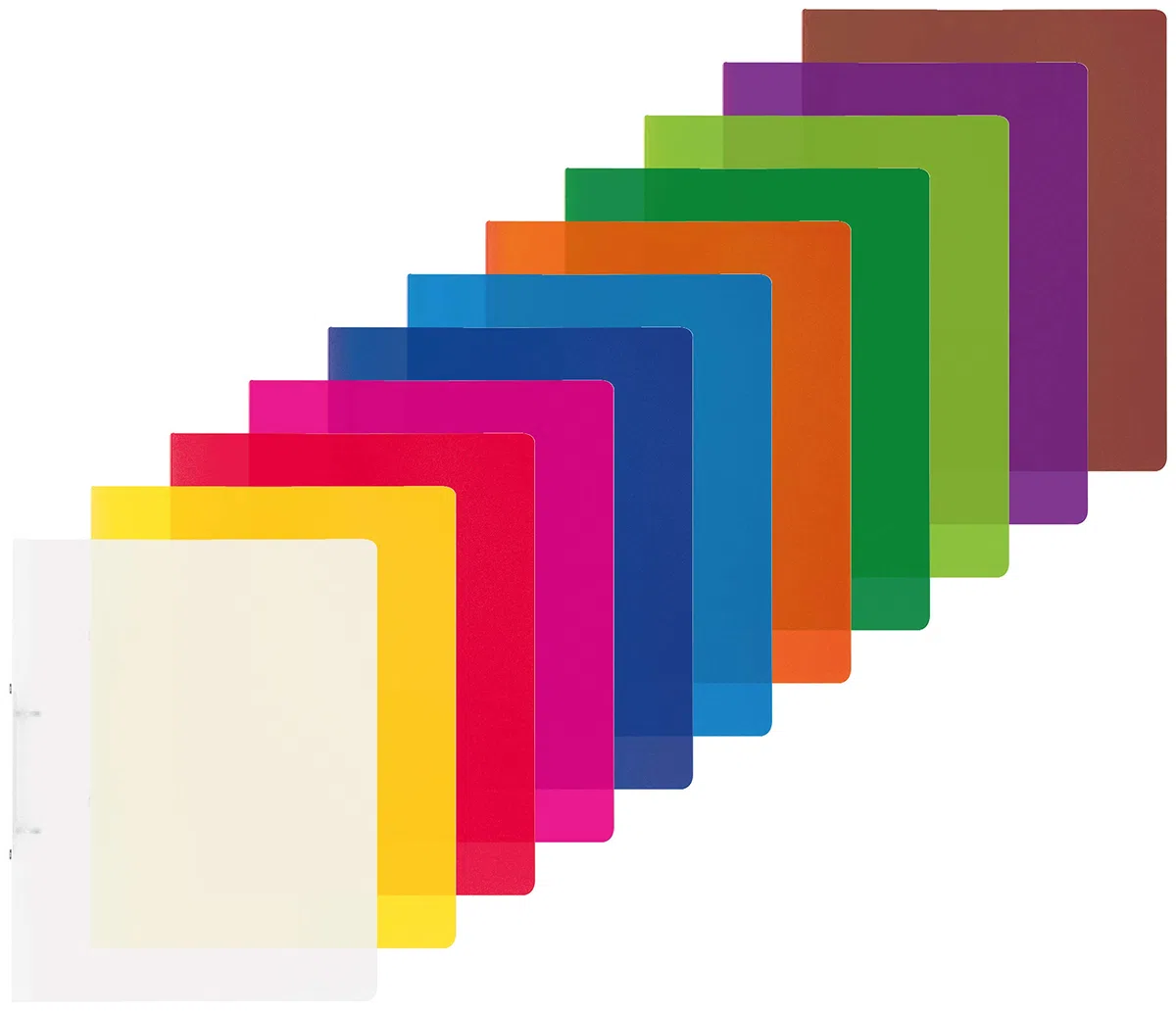 Brunnen Ringordner A4 2 Ringe 16mm extrastark farbig Sortiert (Sortiert, 11er Pack)