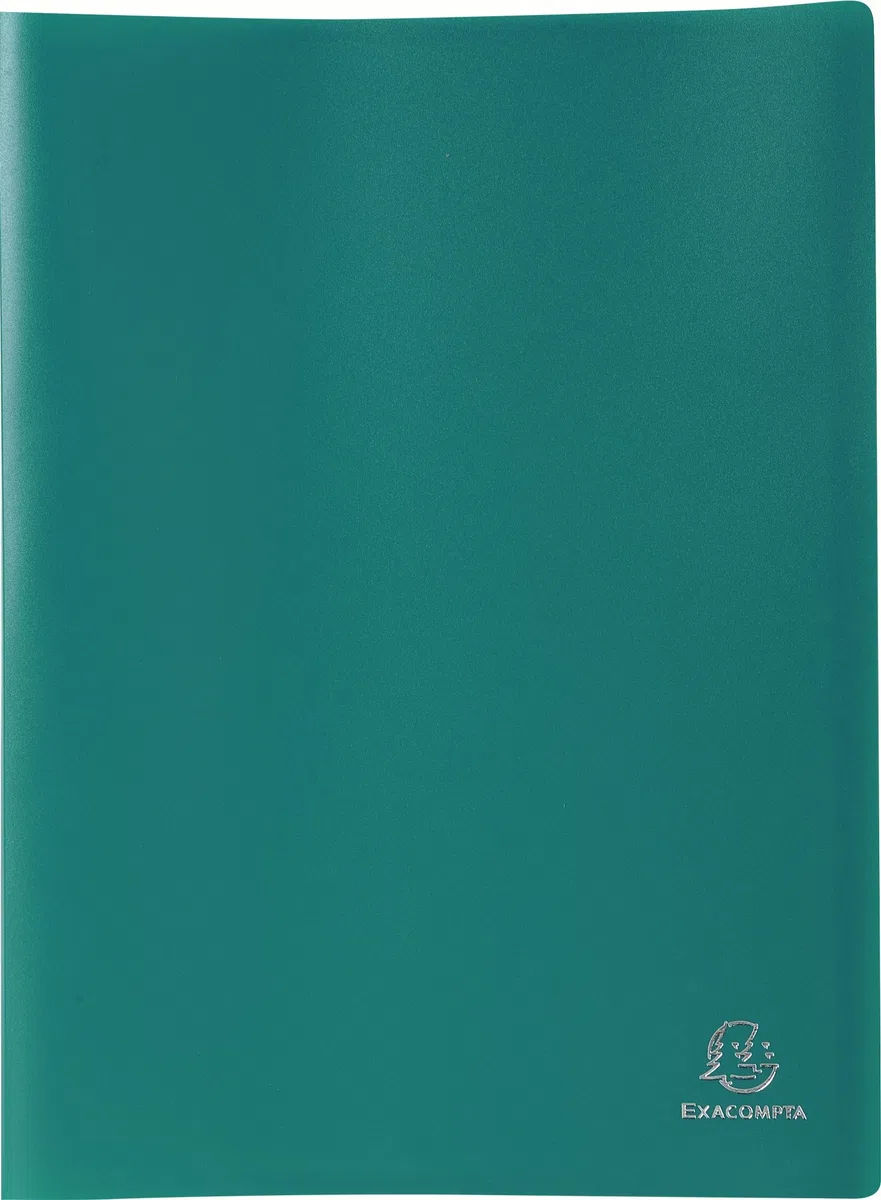 Exacompta 8560E 8er Pack Premium Sichtmappe aus blickdichten Kunststoff DIN A4 mit 60 Klarsichthüllen, 120 Sichten, farbig sortiert, perfekt für die Schule und das Büro Aktenhülle, Prospekthülle