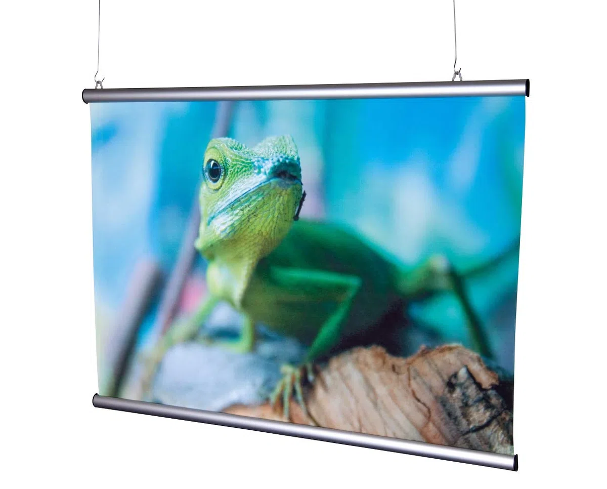 Doppelpack 2 x 1 Set Posterschiene, Posterleiste, Klemmleiste für das Format DIN A1 hoch/DIN A2 quer